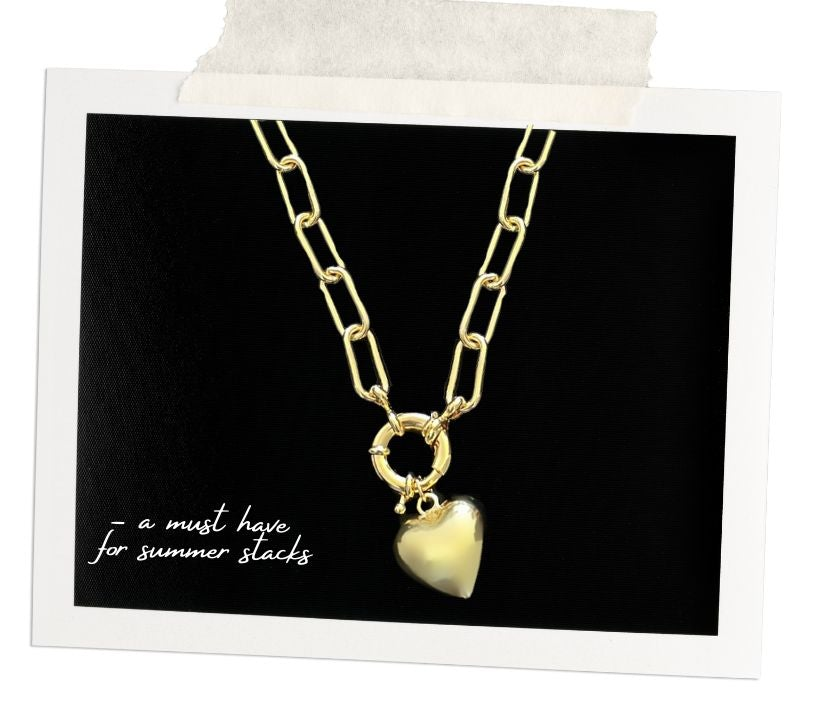 PUFFY HEART Necklace