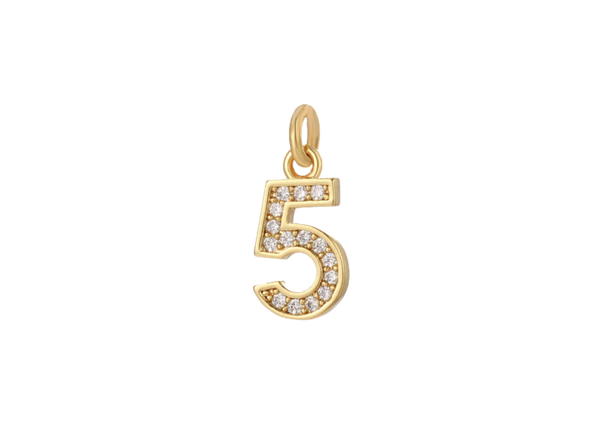 Mini Numbers Charm