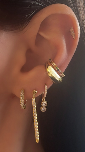 DOME Ear Cuff, Gold