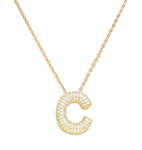 ASTA Pave Letter Necklace