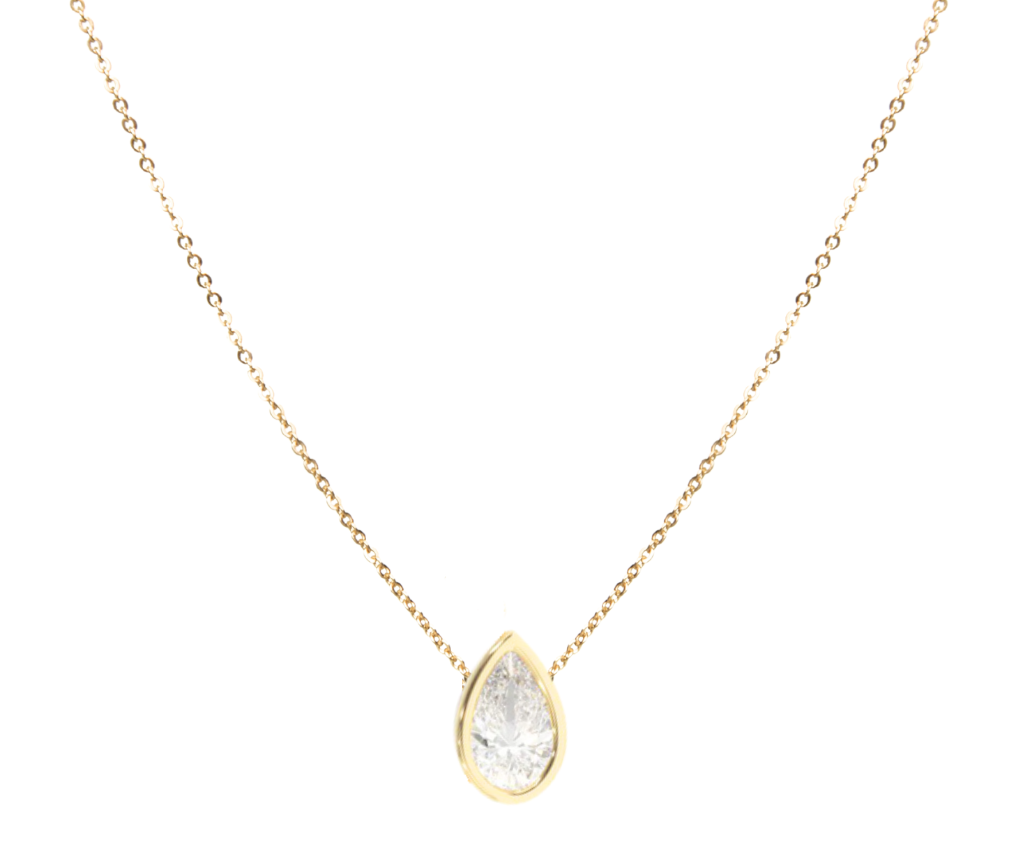 PEAR DIAMOND Necklace