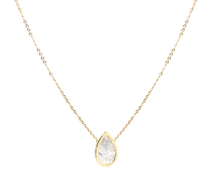 PEAR DIAMOND Necklace