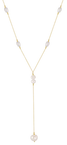 PEARLY GIRLY Lariat Necklace