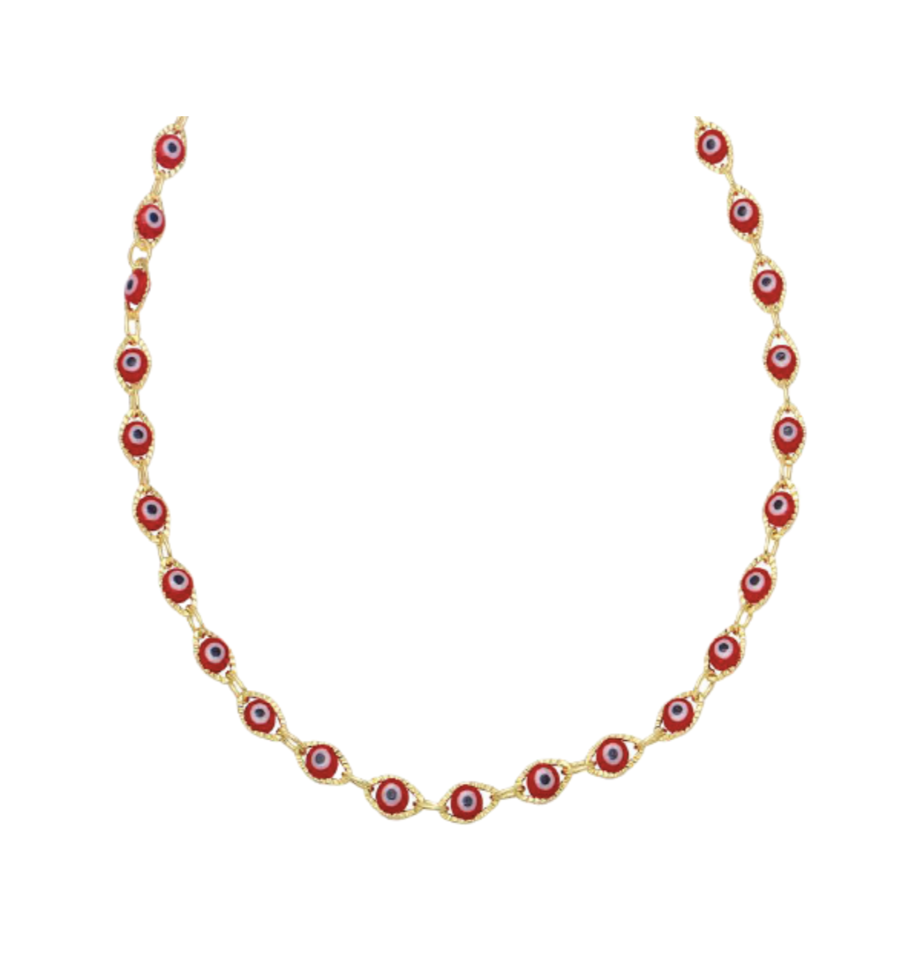 RED EVIL EYE Necklace