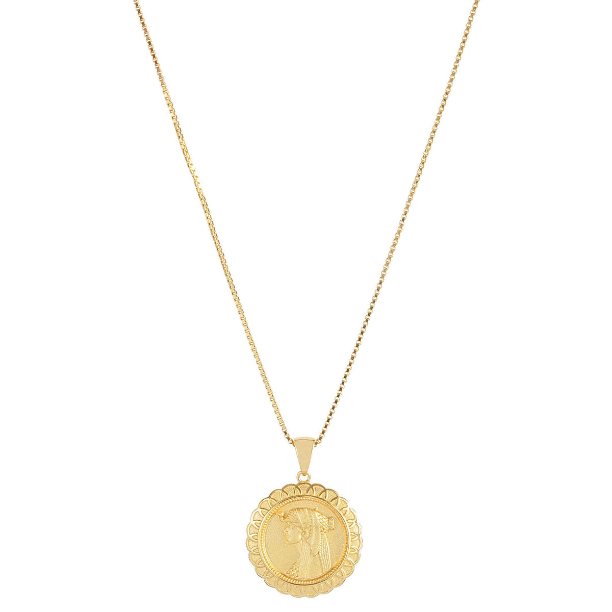 KAIA Coin Necklace – Livie Jewelry