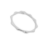 ZOE Wave Bangle, Silver